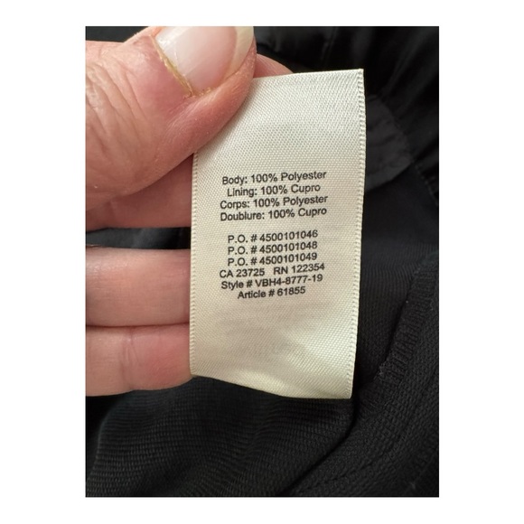 ARITZIA | Wilfred Écoulement Tie Back Sleeveless Jumpsuit in Black, Size 2 - Picture 12 of 15